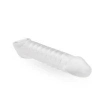 Насадка на член Boners Supporting Penis Sleeve, +5 см до довжини, отвір для яєчок — Просмотреть изображение 4
