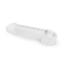 Насадка на член Boners Supporting Penis Sleeve, +5 см до довжини, отвір для яєчок — Просмотреть изображение 3