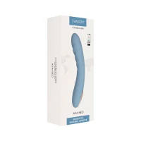 Смарт-вібратор з пульсацією Svakom Ava Neo Cornflower Blue, 15 режимів роботи, водонепроникний — Переглянути зображення 10