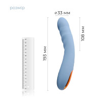 Смарт-вибратор с пульсацией Svakom Ava Neo Cornflower Blue, 15 режимов работы, водонепроницаемый — Просмотреть изображение 3
