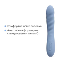 Смарт-вибратор с пульсацией Svakom Ava Neo Cornflower Blue, 15 режимов работы, водонепроницаемый — Просмотреть изображение 6