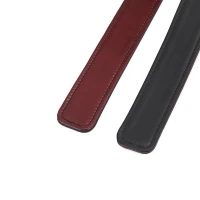 Фіксатори для стегон Liebe Seele Wine Red Thigh Cuffs S Size, натуральна  шкіра — Переглянути зображення 5