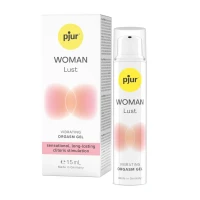 Рідкий вібратор для клітора pjur Woman Lust 15 мл, на водній основі, з ефектом мурашок — Переглянути зображення 2