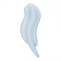 Вакуумний кліторальний стимулятор з вібрацією Satisfyer Pocket Pro 1 Blue — Переглянути зображення 2