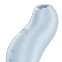 Вакуумний кліторальний стимулятор з вібрацією Satisfyer Pocket Pro 1 Blue — Переглянути зображення 4