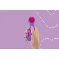 Вібратор у трусики FairyGasm HeartGem violet, на магніті, пульт ДК — Переглянути зображення 17