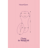 Вибратор в трусики FairyGasm HeartGem violet, на магните, пульт ДУ — Просмотреть изображение 11