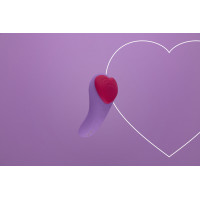 Вибратор в трусики FairyGasm HeartGem violet, на магните, пульт ДУ — Просмотреть изображение 9