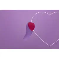 Вібратор у трусики FairyGasm HeartGem violet, на магніті, пульт ДК — Переглянути зображення 15