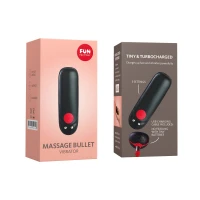 Віброкуля Fun Factory Massage BULLET, чорна, діаметр 2,5 см, 3 швидкості, 3 малюнки вібрації — Переглянути зображення 5
