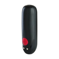 Віброкуля Fun Factory Massage BULLET, чорна, діаметр 2,5 см, 3 швидкості, 3 малюнки вібрації — Переглянути зображення 2