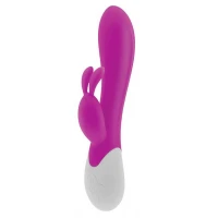 Вібратор-кролик S Pleasures Premium Corabi Rabbit, рожевий, вушка для клітора, 16 режимів, нагрів — Переглянути зображення 1