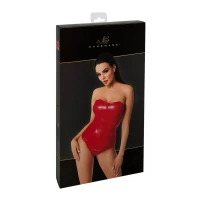 Корсет Noir Handmade F355 Red powerwetlook corset - 3XL — Переглянути зображення 10