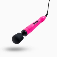 Вибромассажер DOXY Die Cast Massager Hot Pink, очень мощный, питание 220В, металлический корпус — Просмотреть изображение 2