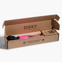 Вибромассажер DOXY Die Cast Massager Hot Pink, очень мощный, питание 220В, металлический корпус — Просмотреть изображение 8