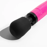 Вибромассажер DOXY Die Cast Massager Hot Pink, очень мощный, питание 220В, металлический корпус — Просмотреть изображение 3