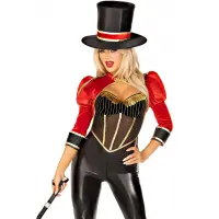 Костюм циркачки Leg Avenue Circus Ringmaster Diva Catsuit L — Переглянути зображення 1