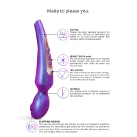 Стимулятор для клітора Love To Love Pleaser Iridescent Night, ефект постукування, 5 режимів — Переглянути зображення 4
