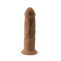 Фалоімітатор SilexD Henry Caramel (MODEL 2 size 7.5in), двошаровий, силікон + Silexpan, діаметр 4,8 см — Просмотреть изображение 2