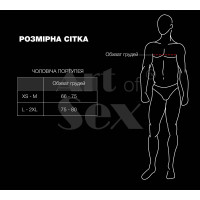 Чоловіча портупея Art of Sex - Spartacus, натуральна шкіра, колір чорний, розмір L-2XL — Переглянути зображення 4