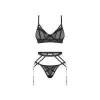 Комплект Obsessive Euridia 3-pcs set XL/2XL — Переглянути зображення 2