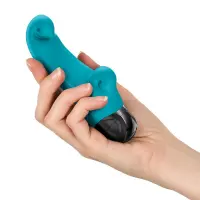 Вібратор-кролик Fun Factory OCEAN Aquamarine, для клітора та точки G, 6 режимів, на батарейках — Переглянути зображення 5