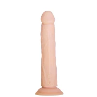 Фалоімітатор з ротацією та пульсацією Naked ADDICTION 8″ Rotating &amp; Thrusting Dong - Vanilla — Просмотреть изображение 4