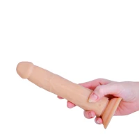 Фалоімітатор з ротацією та пульсацією Naked ADDICTION 8″ Rotating &amp; Thrusting Dong - Vanilla — Просмотреть изображение 14