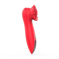Роскошный вибратор для клитора Loviss Tona Rose Vibrator, в виде розы, 9 режимов — Просмотреть изображение 5