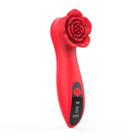 Роскошный вибратор для клитора Loviss Tona Rose Vibrator, в виде розы, 9 режимов — Просмотреть изображение 3