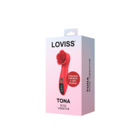 Роскошный вибратор для клитора Loviss Tona Rose Vibrator, в виде розы, 9 режимов — Просмотреть изображение 6