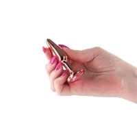 Анальна пробка NS Novelties Rear Assets - Tapered - Small - Rose Gold - Pink — Переглянути зображення 2