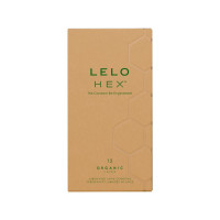 Презервативы LELO HEX Condoms Organic 12 Pack, тонкие и суперпрочные (мятая упаковка!!!)