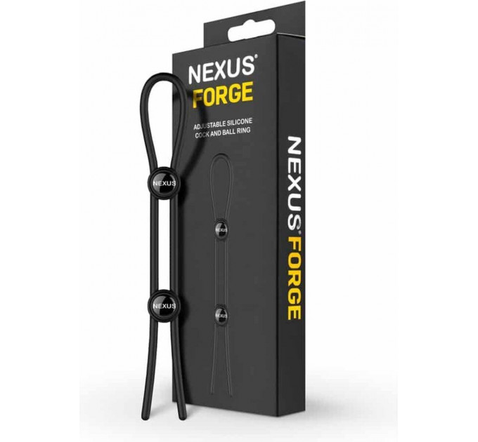 Двойное эрекционное кольцо-лассо Nexus FORGE (мятая упаковка!!!)