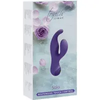 Вібратор-кролик з сенсорним управлінням Touch by SWAN - Solo Purple, глибока вібрація, для точки G — Переглянути зображення 9