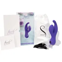 Вібратор-кролик з сенсорним управлінням Touch by SWAN - Solo Purple, глибока вібрація, для точки G — Переглянути зображення 6