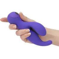Вібратор-кролик з сенсорним управлінням Touch by SWAN - Solo Purple, глибока вібрація, для точки G — Переглянути зображення 5