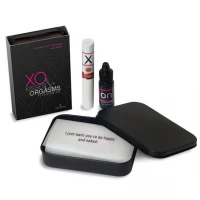 Подарунковий набір Sensuva XO Kisses &amp; Orgasms (бальзам для губ з феромонами і рідкий вібратор) — Переглянути зображення 1