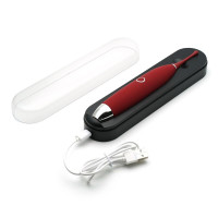 Клиторальный вибратор KISTOY C-King Red, с двумя доп. насадками, мощная точечная стимуляция — Просмотреть изображение 9