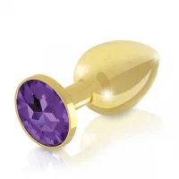 Набір металевих анальних пробок із кристалом RIANNE S – Booty Plug Luxury Set, діаметр 3 та 3,5 см — Переглянути зображення 5