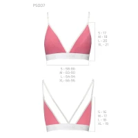 Спортивний топ з подвійними бретелями Passion PS007 TOP L, pink — Переглянути зображення 5