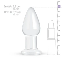 Скляна анальна пробка Gildo Glass Buttplug No. 24 — Переглянути зображення 3