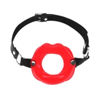 Кляп-розширювач у формі губ Art of Sex – Gag Lips, натуральна шкіра — Переглянути зображення 1