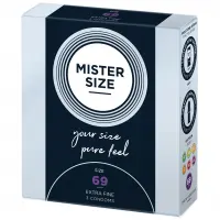 Розпродаж!!! Презервативи Mister Size - pure feel - 69 (3 condoms) (термін 04.2026) — Переглянути зображення 2