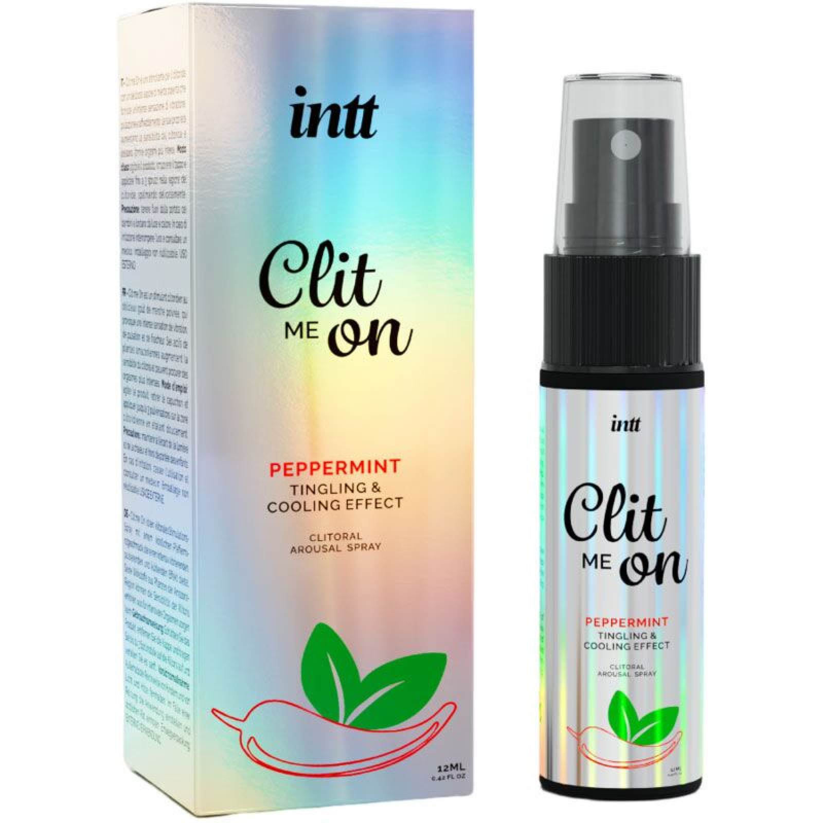 Распродажа! Возбуждающий спрей для клитора Intt Clit Me On Peppermint Cooling 12мл (срок 01.2026)