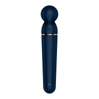 Вибромассажер Satisfyer Planet Wand-er Blue/Rosegold, очень мощный, беспроводной