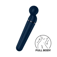 Вібромасажер Satisfyer Planet Wand-er Blue/Rosegold, дуже потужний, бездротовий — Переглянути зображення 1