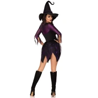 Костюм відьми Leg Avenue Mystical Witch S, сукня, капелюх — Просмотреть изображение 5