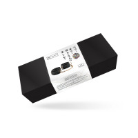 Наручники з ланцюжком Liebe Seele Black Organosilicon Wrist Cuff, екошкіра