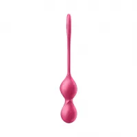 Вагінальні смарт-кульки з вібрацією Satisfyer Love Birds 2 Connect App Red, 86 г, пульт ДК — Просмотреть изображение 2